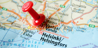 Helsinki kartalla